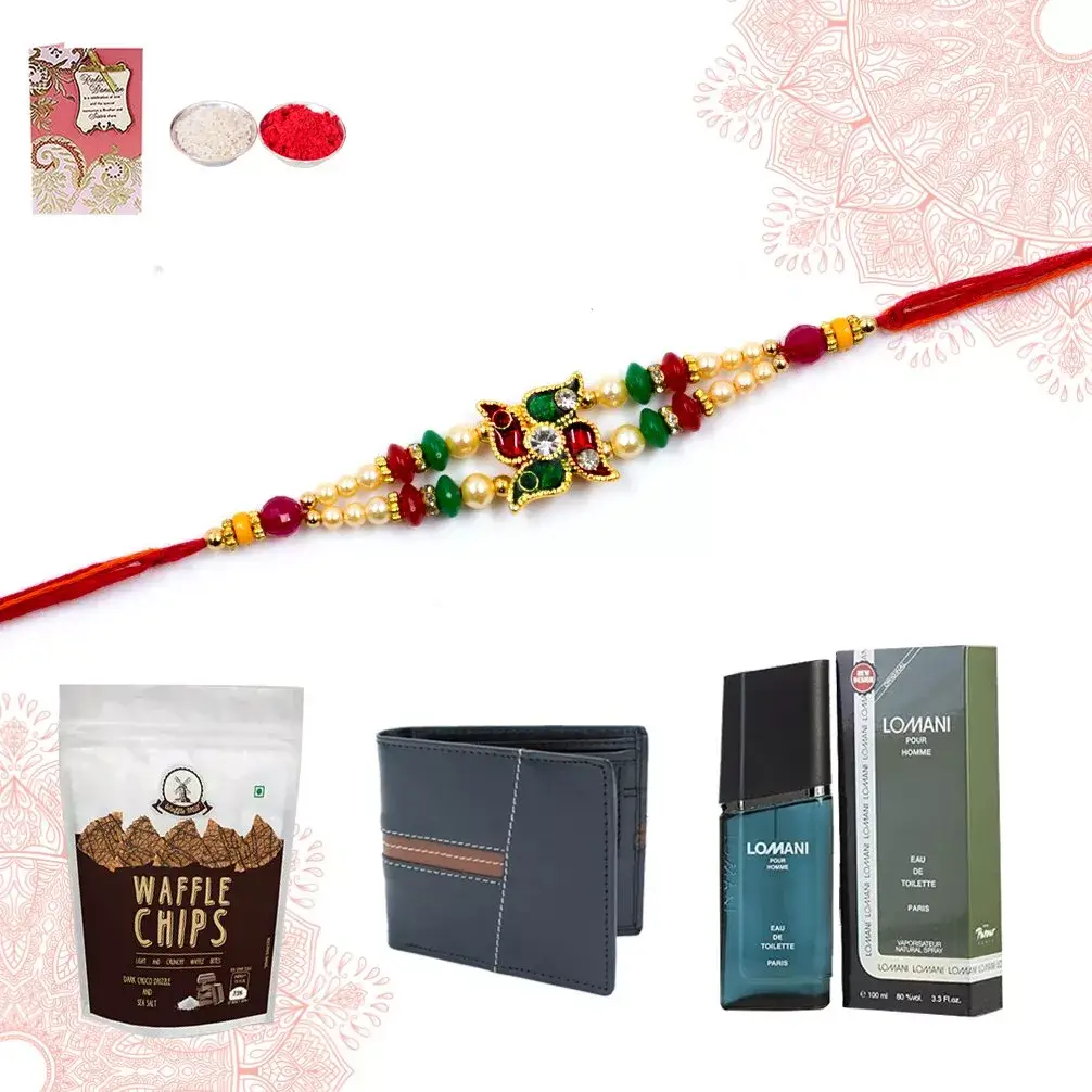 Rakhi With Waffle Chips And More